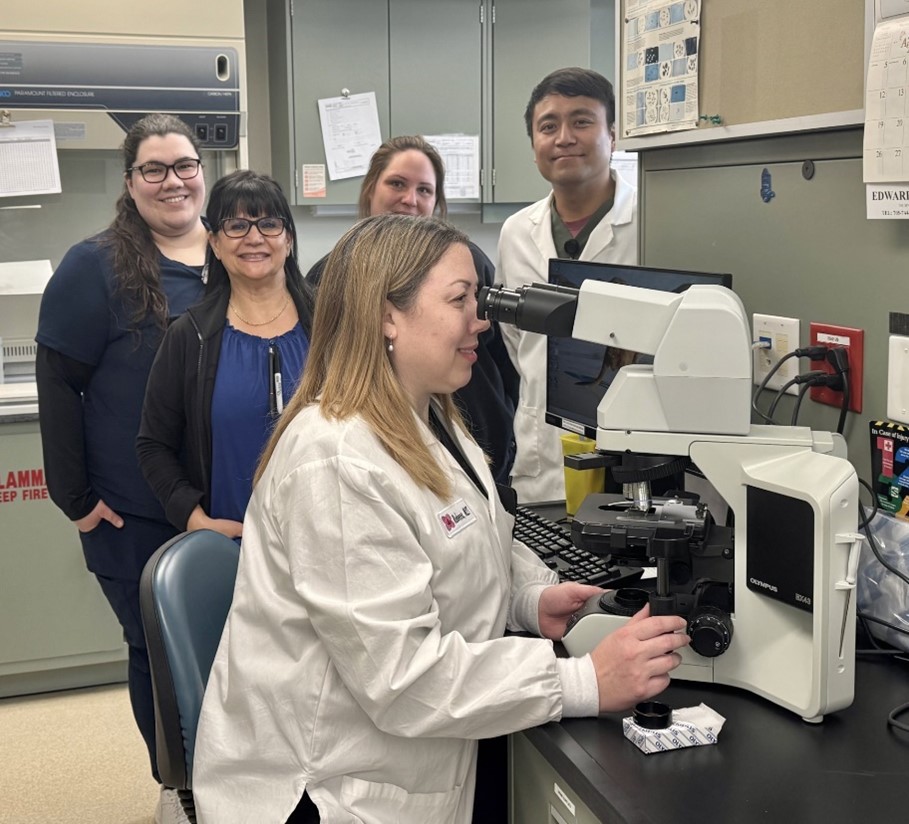Lab with New Urine Microscope - April 2026 Lab with New Urine Microscope - April 2026